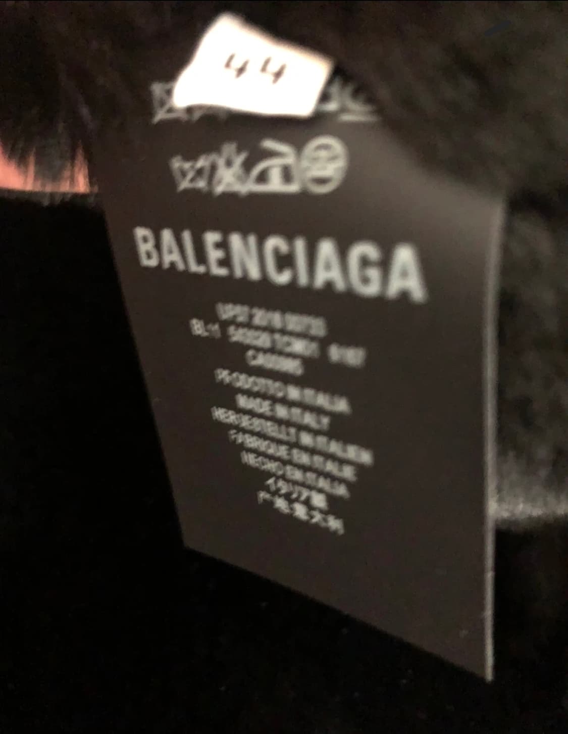 정품 발렌시아가 트리플 레이어 체크 재킷 44 상품이미지6