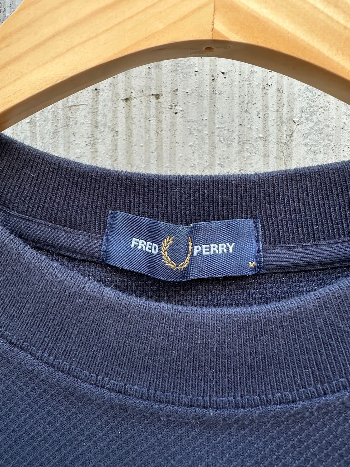 프레드 페리 팁드 커프 피케 라운드 티셔츠 상품이미지5