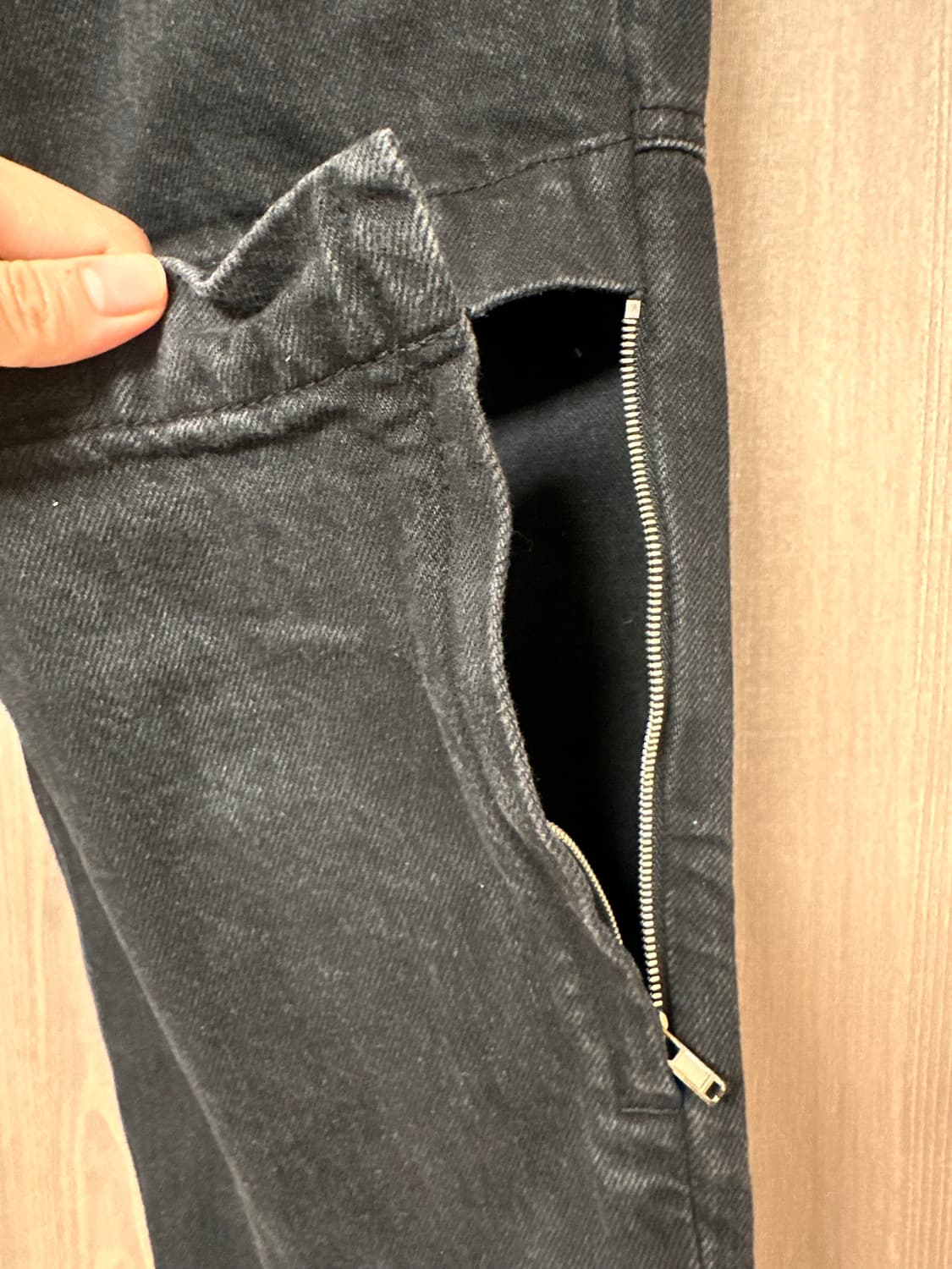 준지 무릎절개 조거팬츠 46 상품이미지4