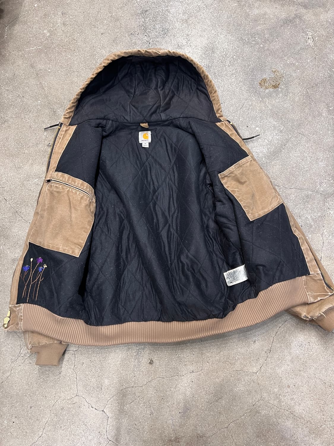 칼하트 J130 FRB 덕 액티브 후드자켓  상품이미지7