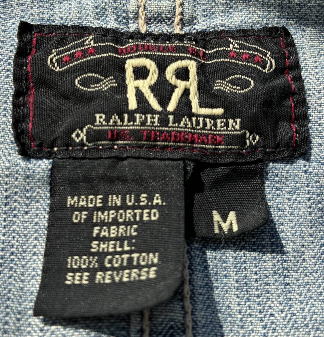 90s RRL 더블알엘 91-B 데님자켓 상품이미지3