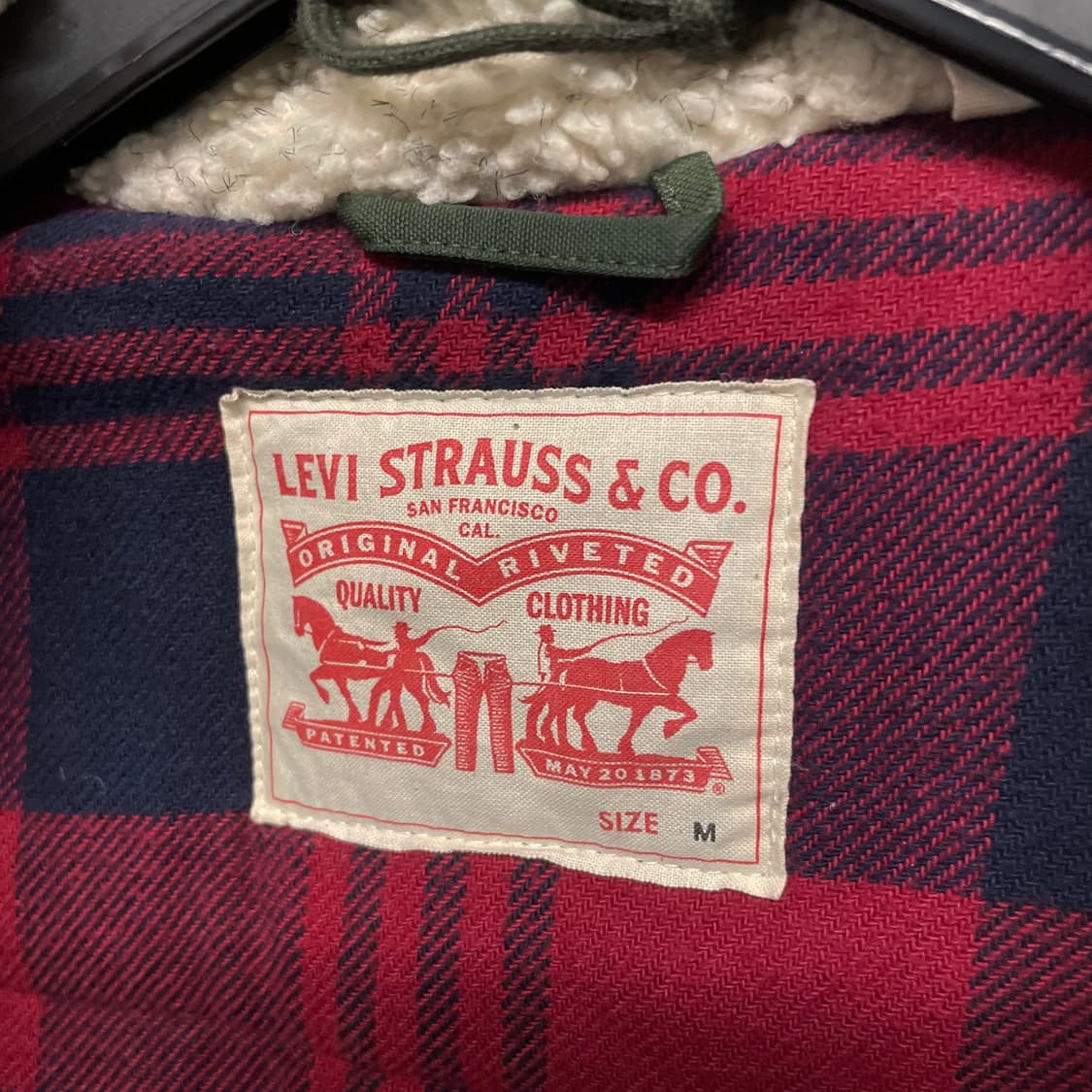 리바이스 덕 다운 시어링 야상 자켓 파카 상품이미지7