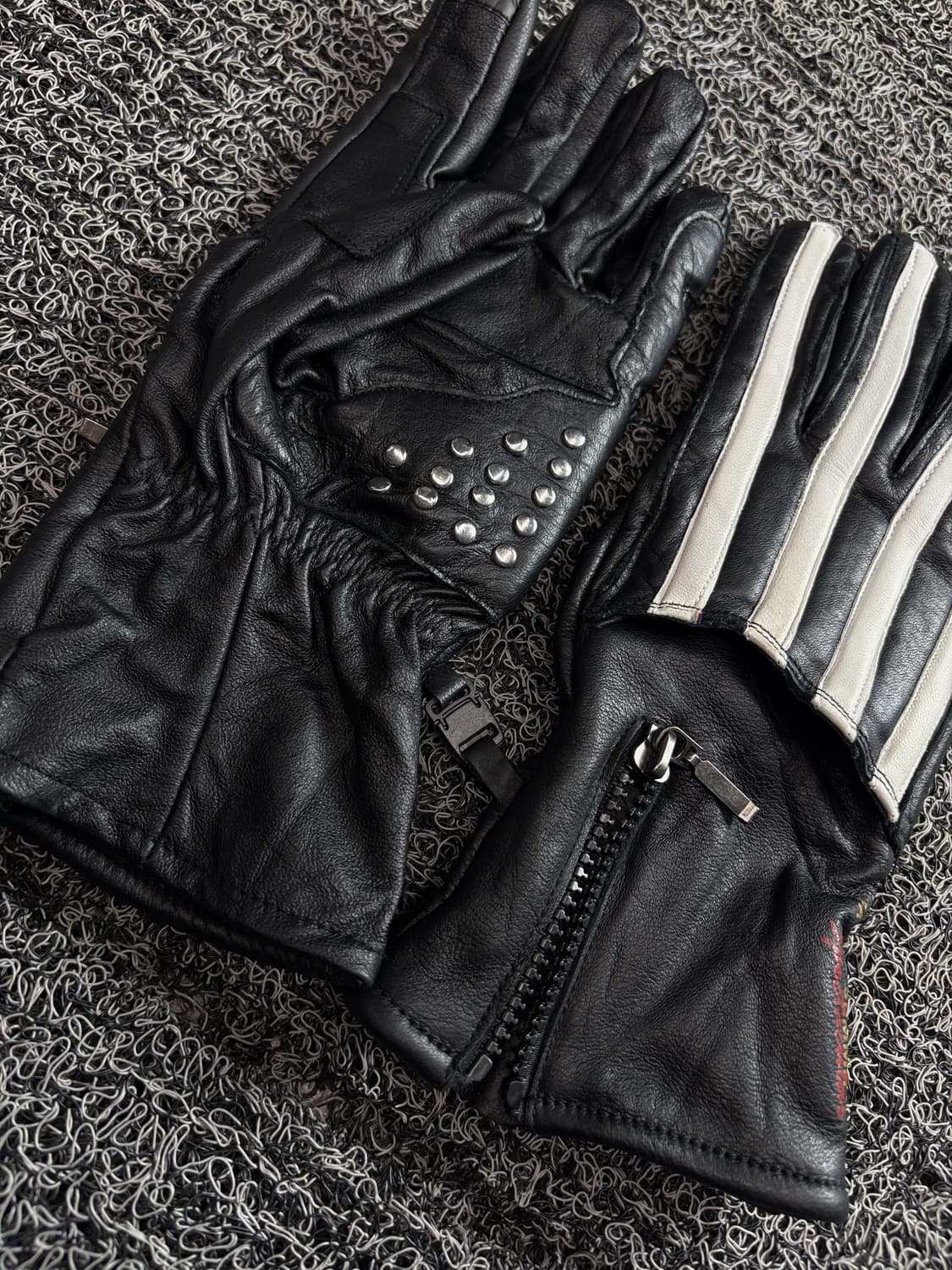 카도야 BHR SPEED 1 빈티지 바이커 레더 장갑 4070 상품이미지4