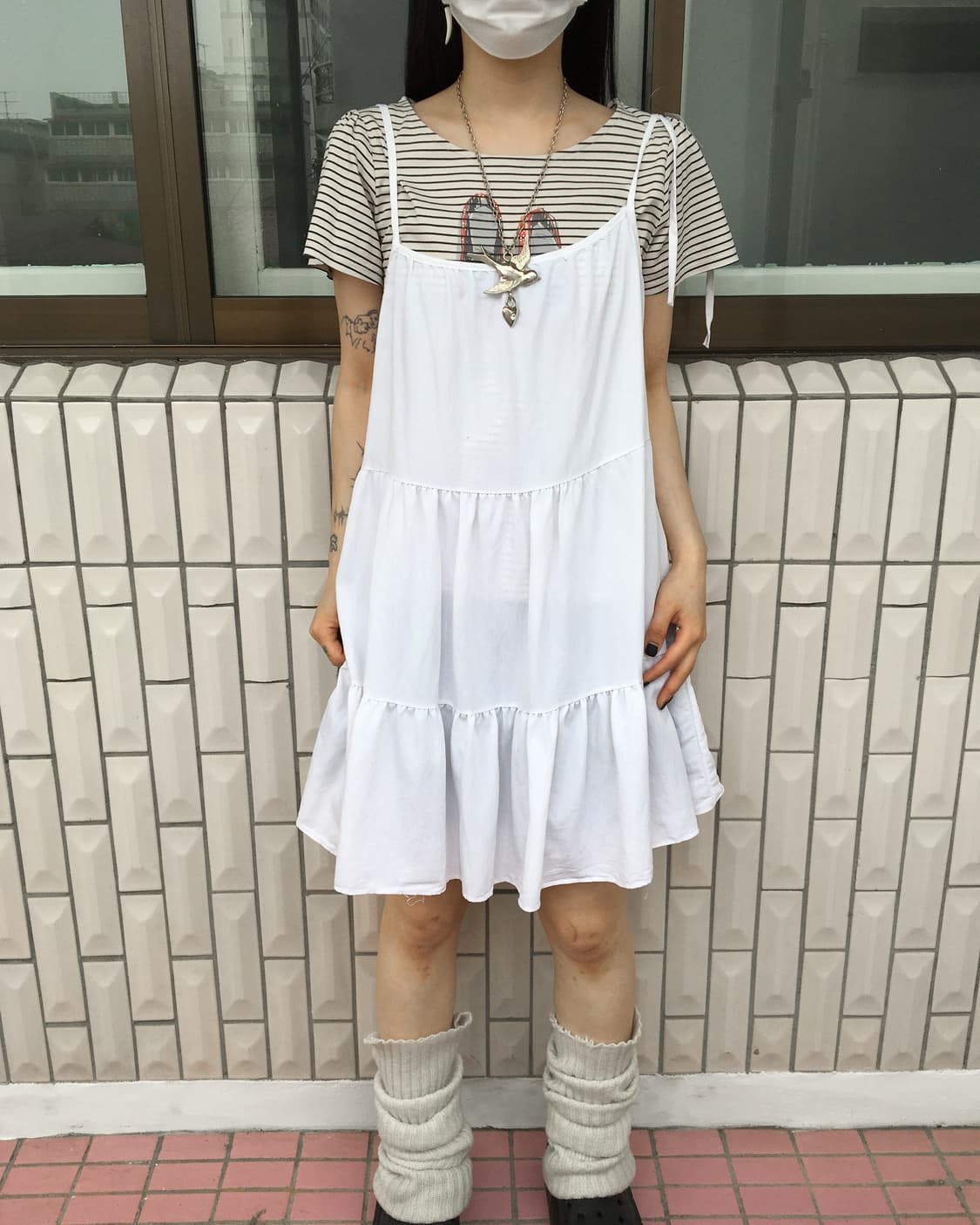 Layer sleeveless onepiece 상품이미지1