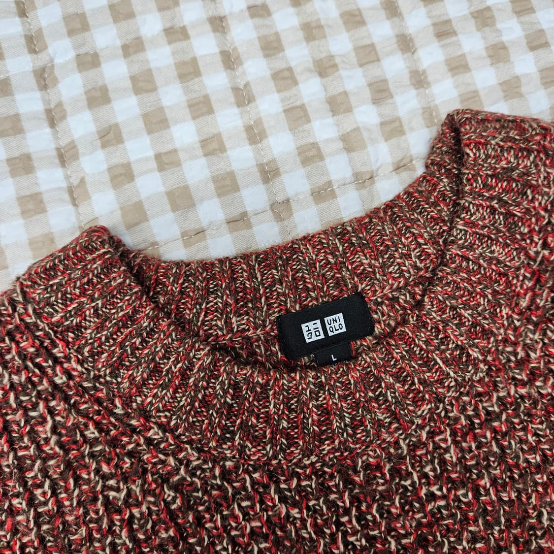 유니클로 긴소매 니트 남자100 상품이미지2