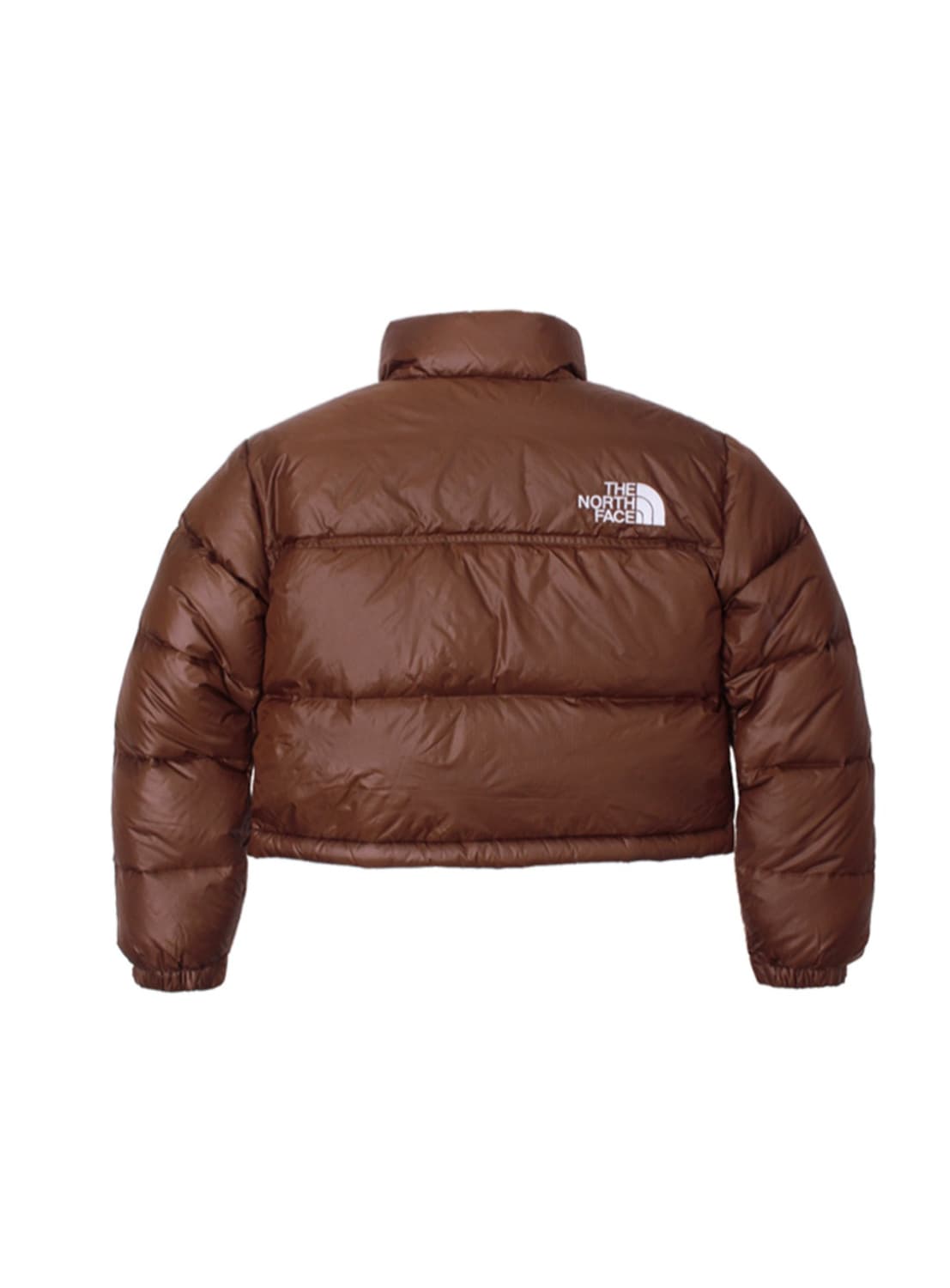 노스페이스 여성 눕시 숏 패딩 브라운 NJ1DQ96B 상품이미지2