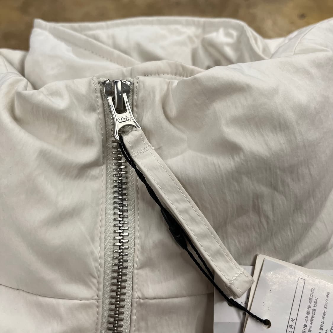 [정품/S] 코드그라피 오버핏 패딩 아이보리 b18 상품이미지7
