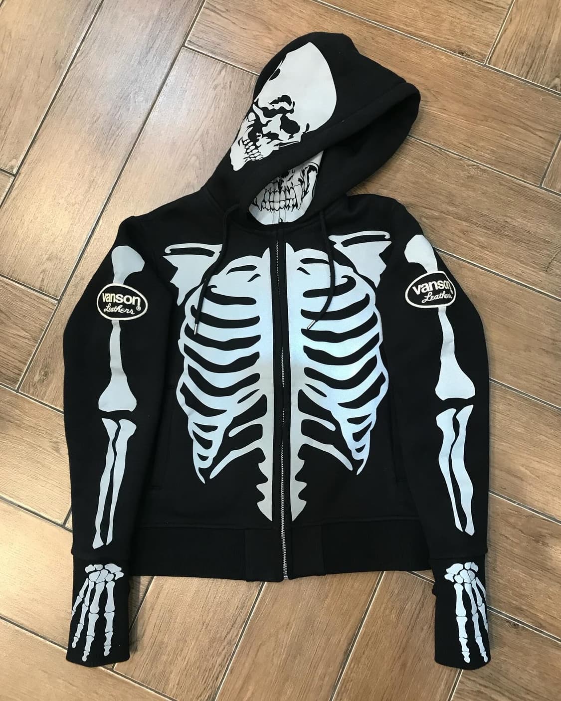 Vanson Bone Hood Zip-Up 상품이미지6