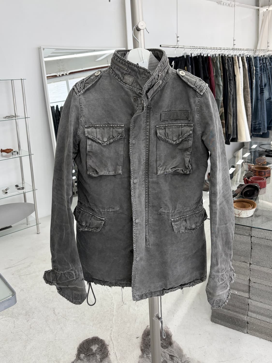 wjk 디스트레스드 m-65 필드 자켓 상품이미지3