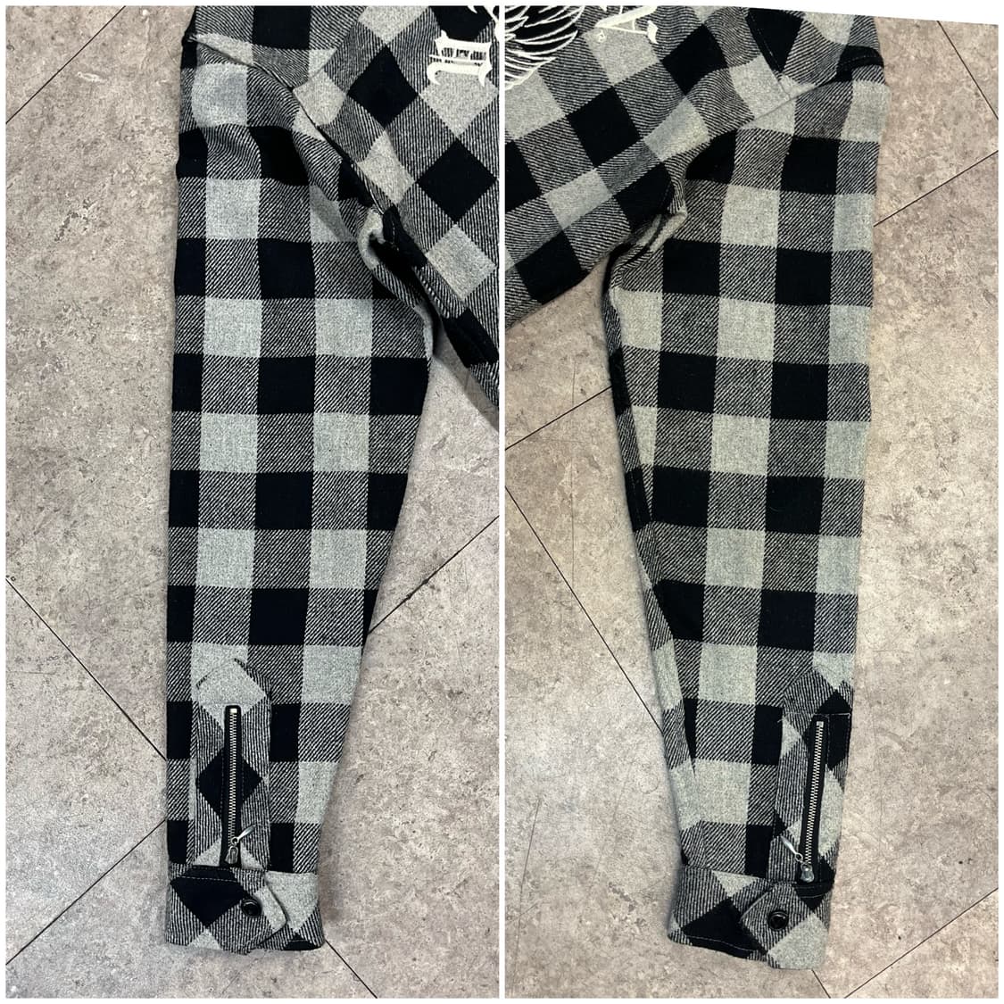 밴슨 레더스 자수 셔츠 자켓 그레이 L #csz3311 상품이미지10