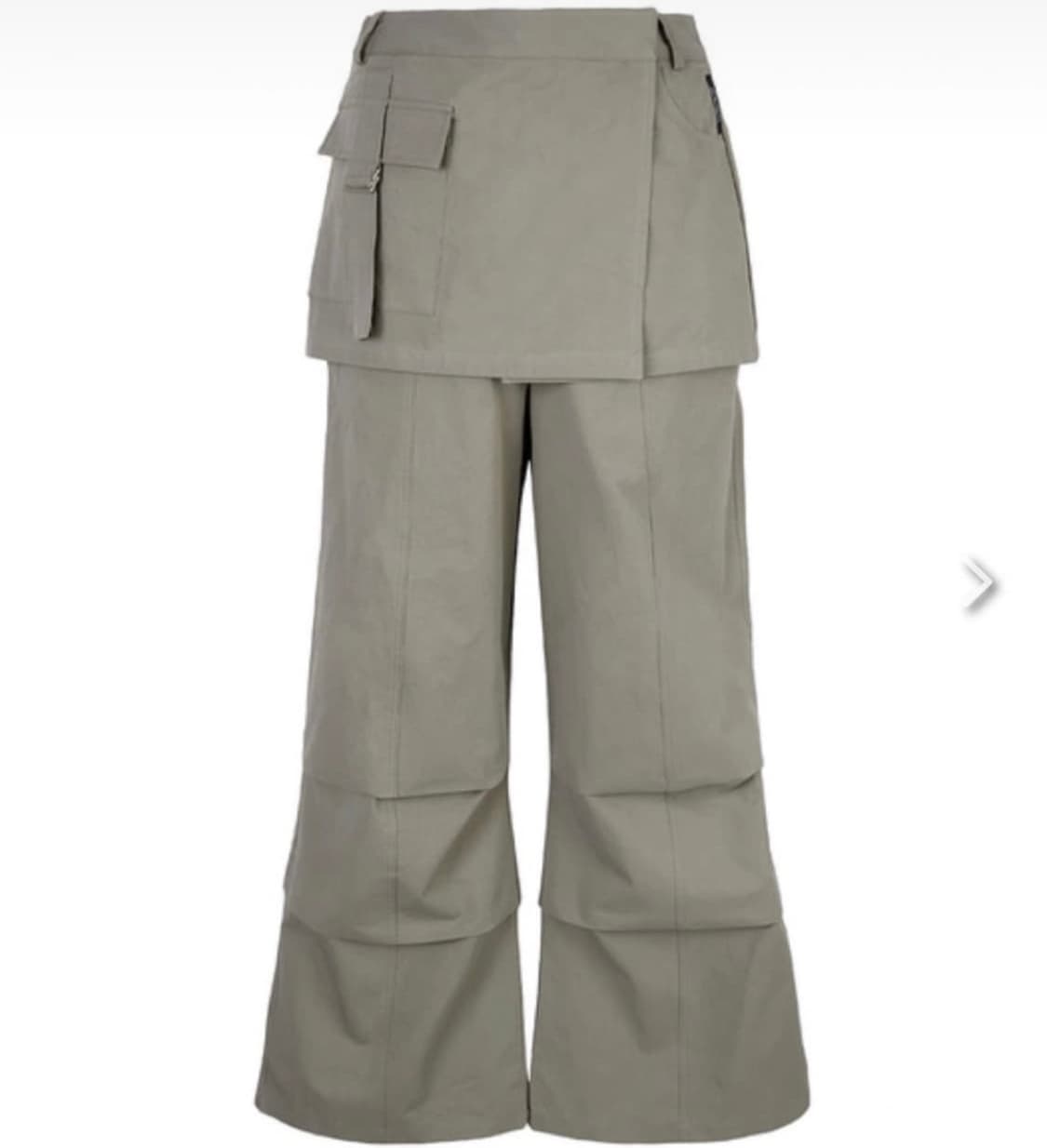 세릭 투웨이 스커트팬츠 카키 상품이미지1