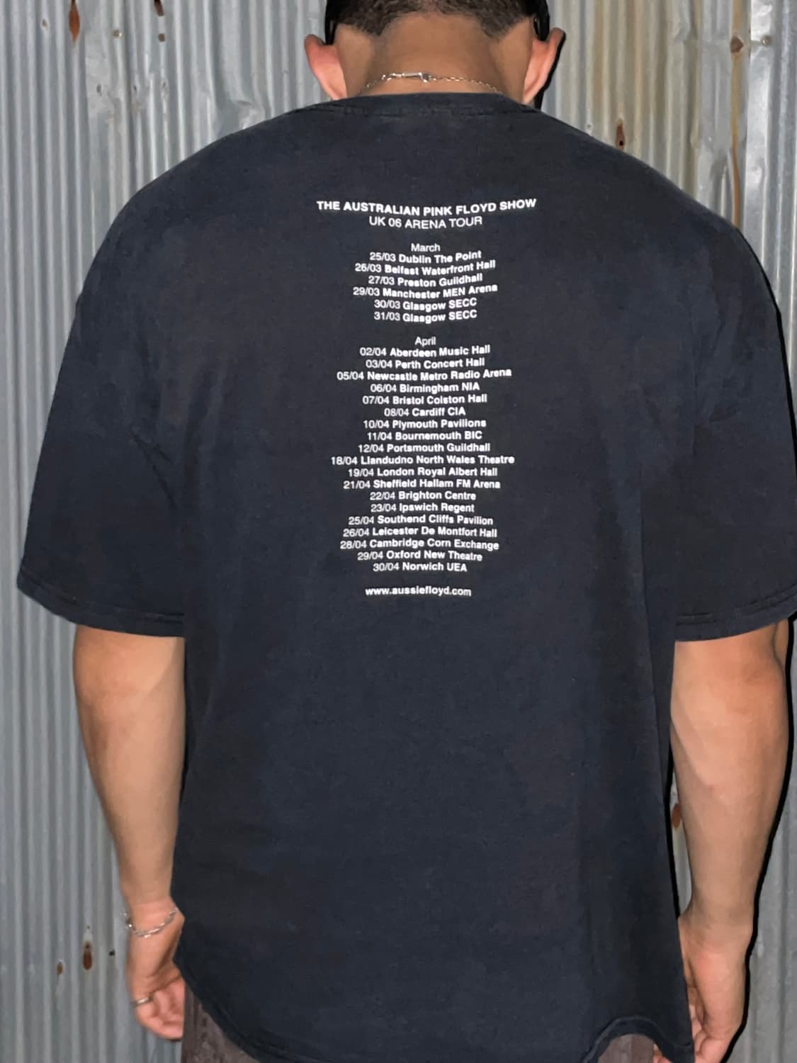  00s Pinkfloyd The wall Hammer T-shirt 상품이미지3