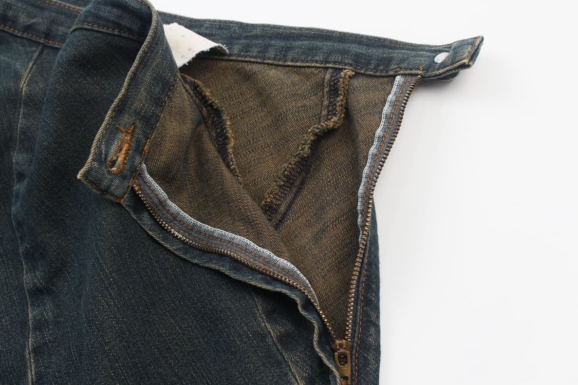 NEWTONE Denim Panel Long Skirt  상품이미지4