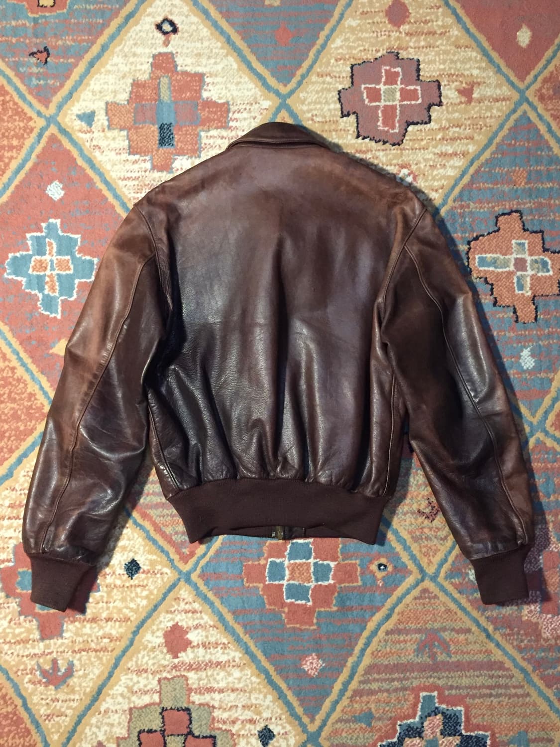 70-80‘s 골든베어 a-2 레더자켓 상품이미지4