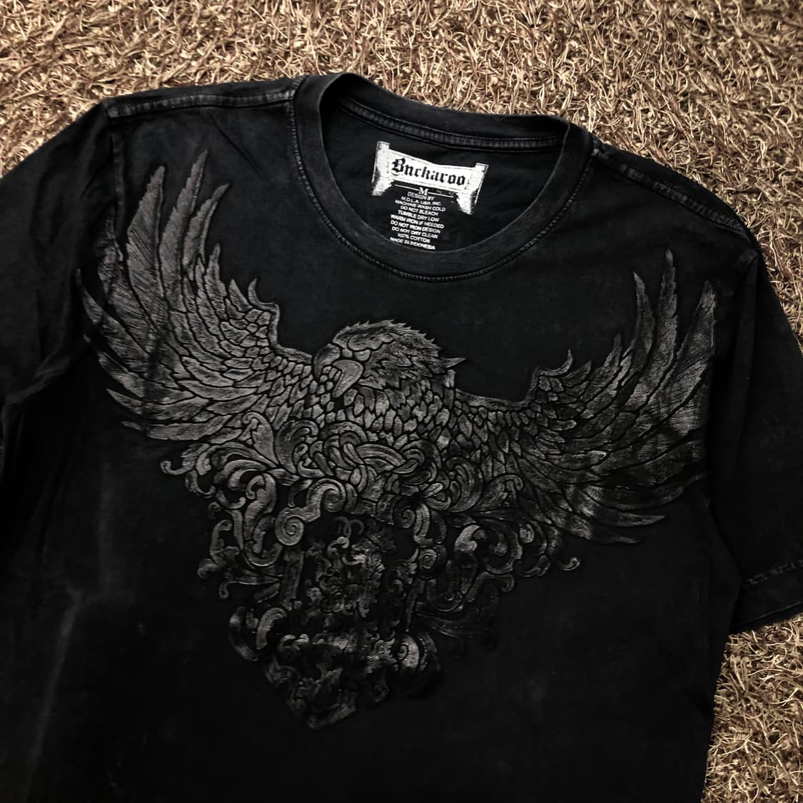 M 버커루 Y2K 오리엔탈 펑크 티셔츠 상품이미지2