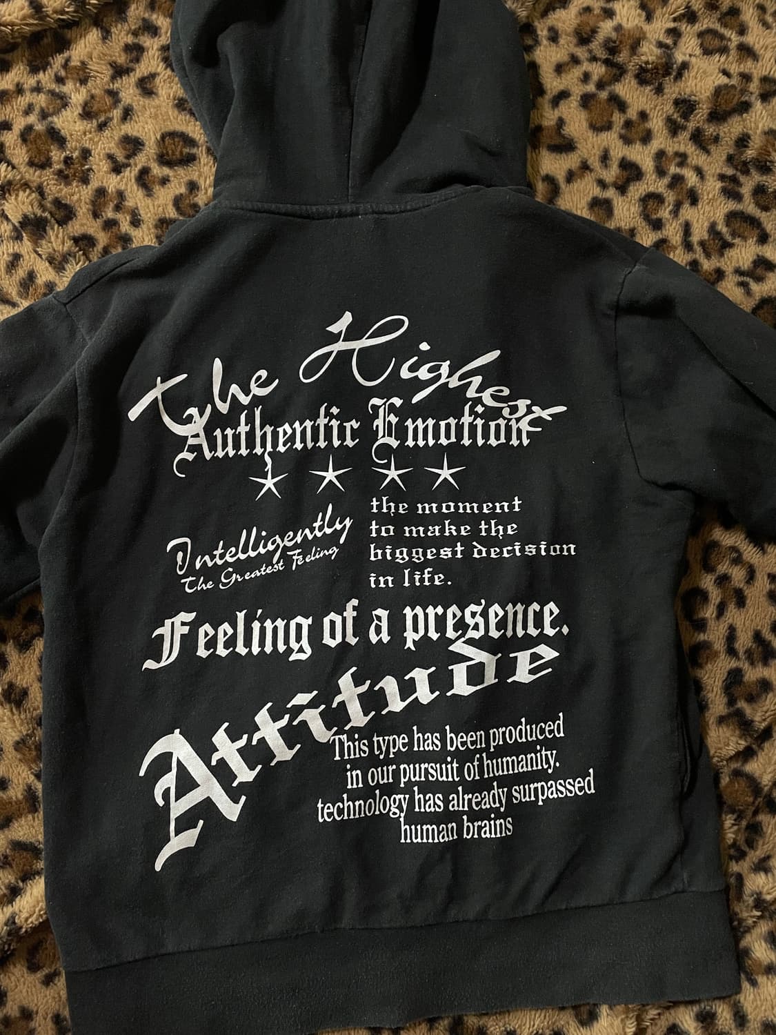 일본빈티지 펑크 후드집업 상품이미지2