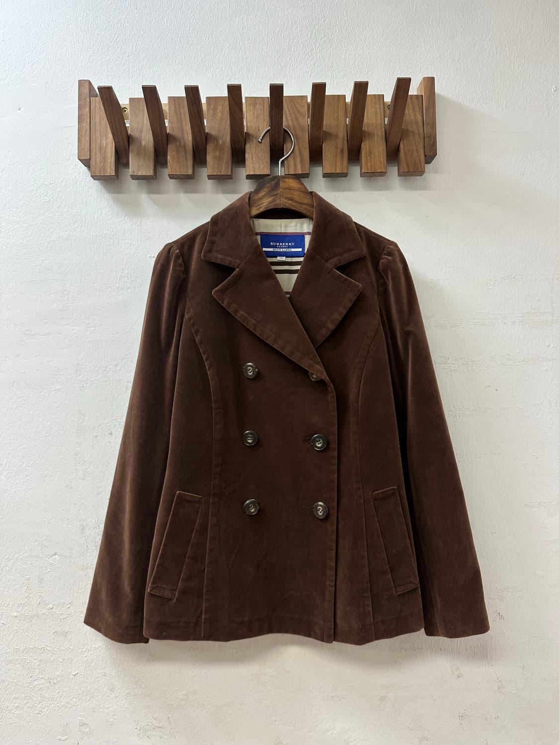 드라이완료 Burberry 버버리 Blue Label 코듀로이 더블 재킷 상품이미지2