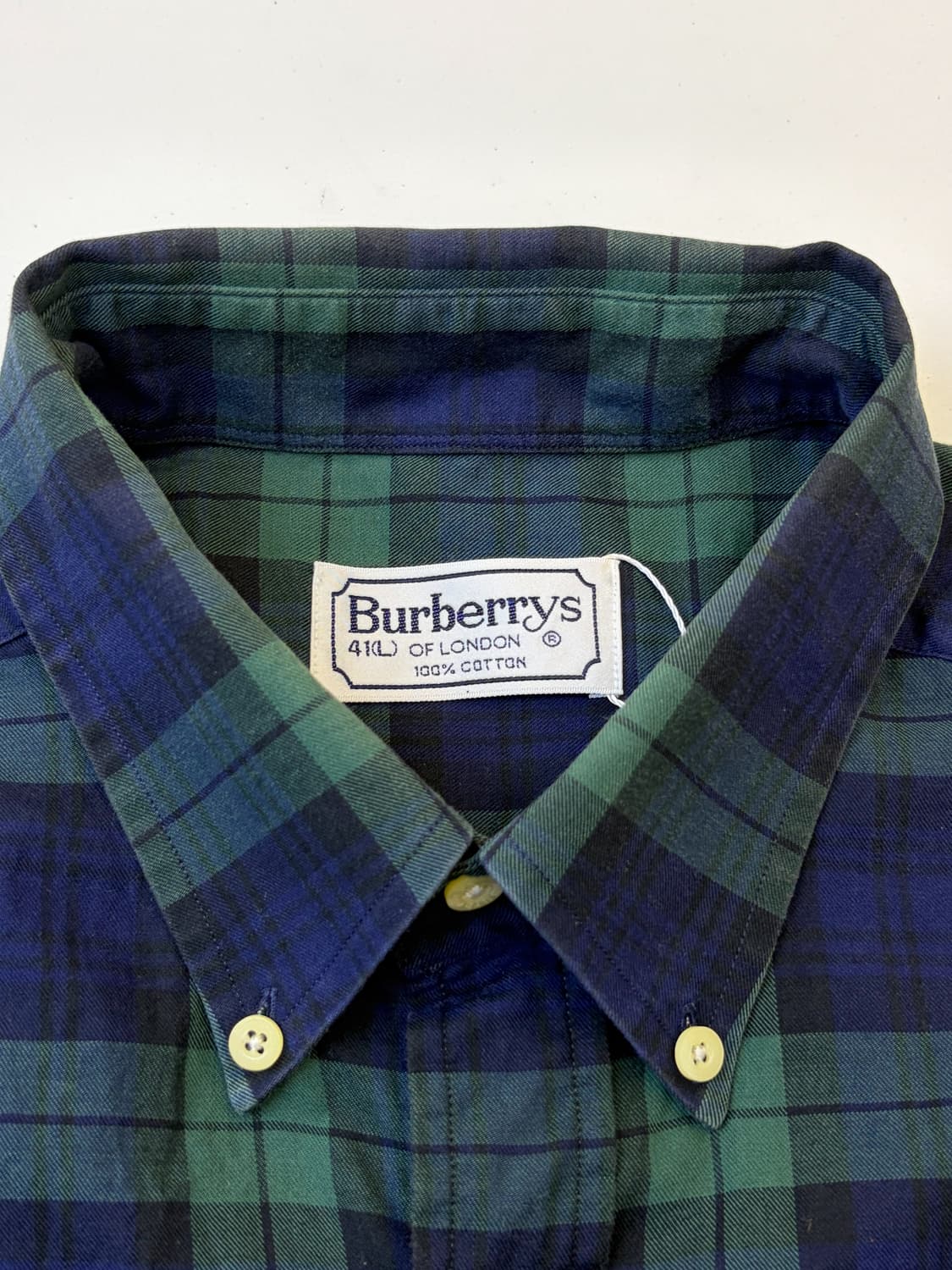 버버리 90s 크레스트 로고 체크 셔츠 상품이미지4
