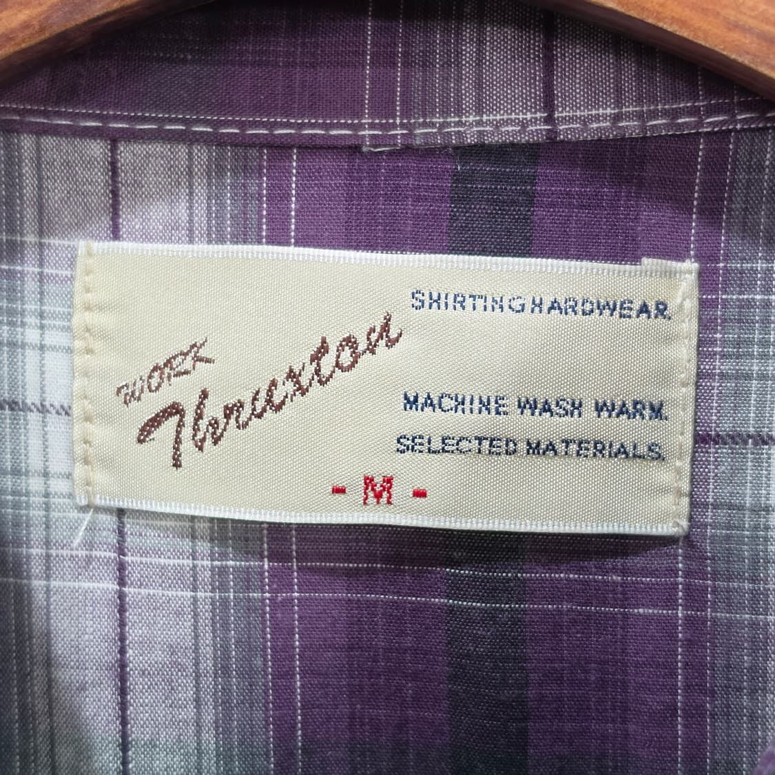 Thruxton 웨스턴 반팔 체크셔츠 - M 상품이미지8