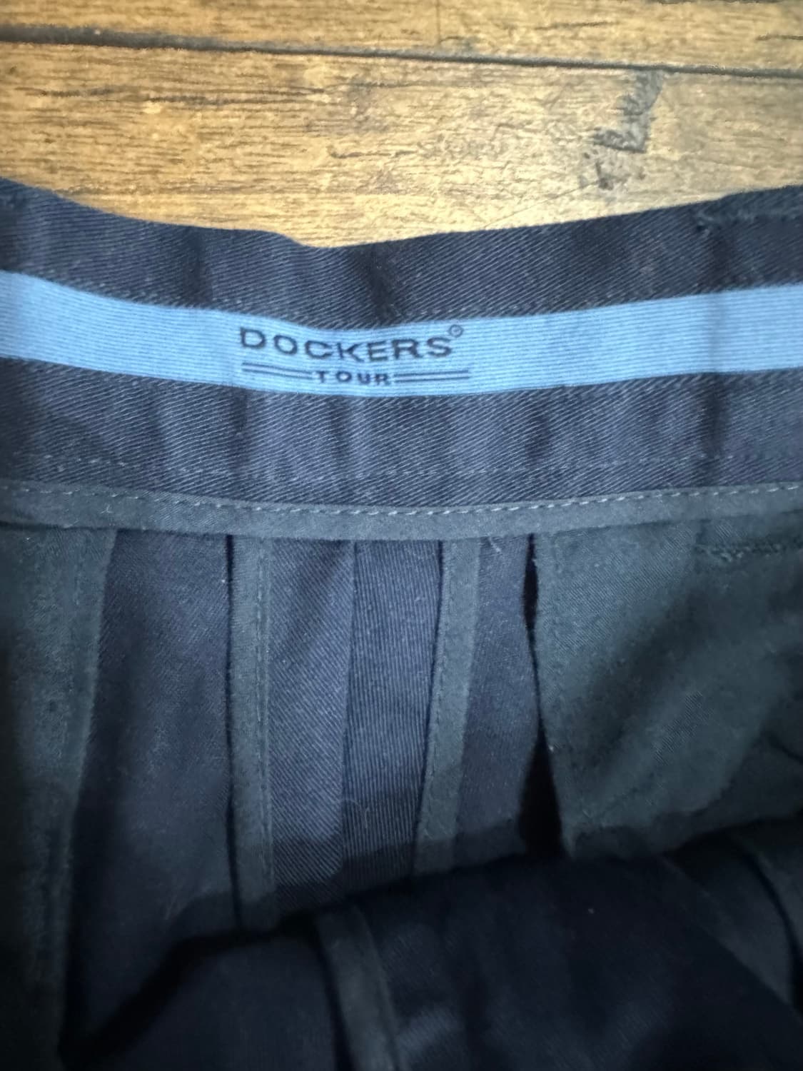 도커스 Dockers 레트로 와이드핏 치노 네이비 면바지 30사이즈 상품이미지3