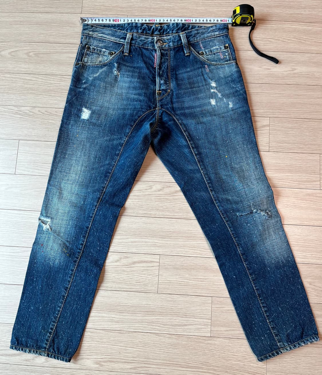 디스퀘어드 데미지 워싱 청바지 46 정품 상품이미지7