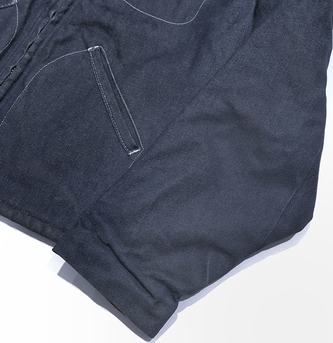 70s key 데님 하프벨트 워크자켓 46 (110) 데드스탁 상품이미지4