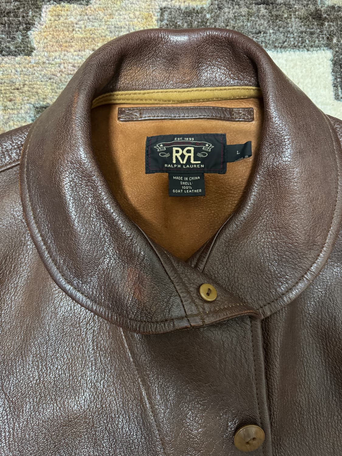 RRL 코삭 먼로 가죽 자켓 L 상품이미지2