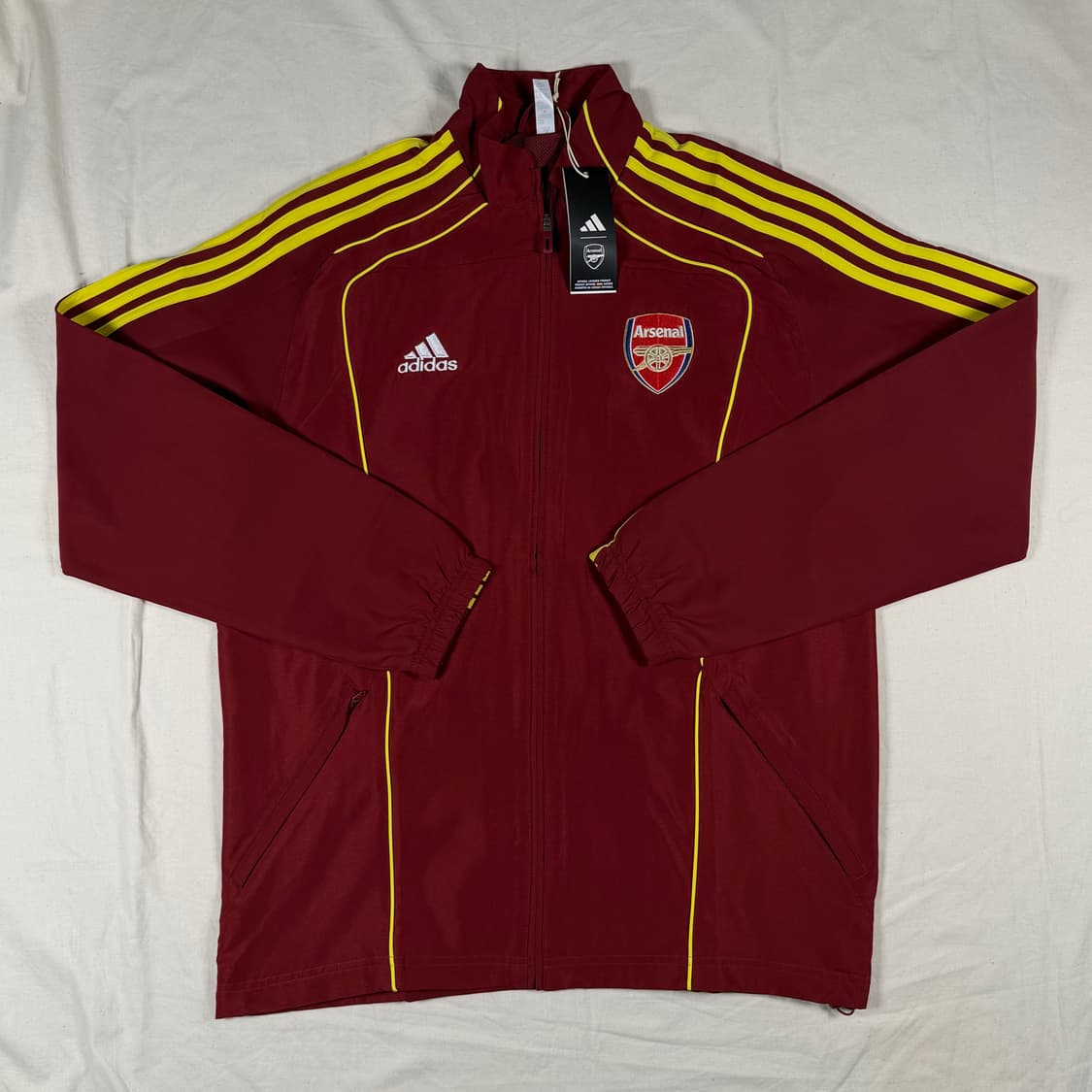 24-25 아디다스 아스날 축구 바람막이 집업 자켓 데드스탁 상품이미지1