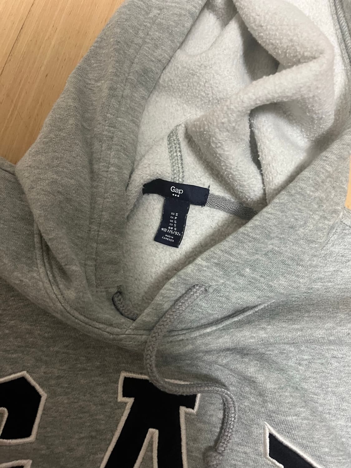 갭 후드 그레이 상품이미지2