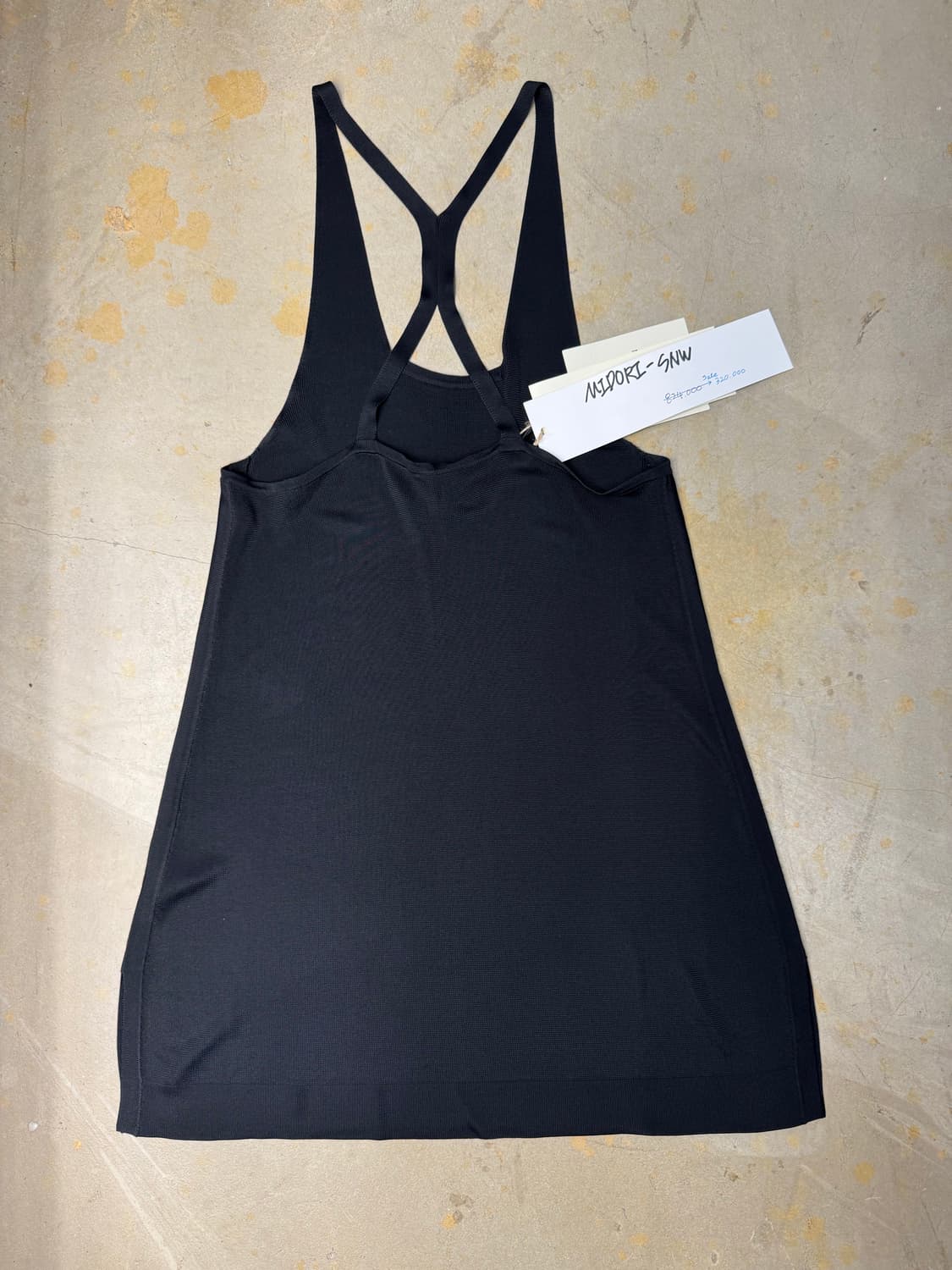 Studio Nicholson black short dress 상품이미지3