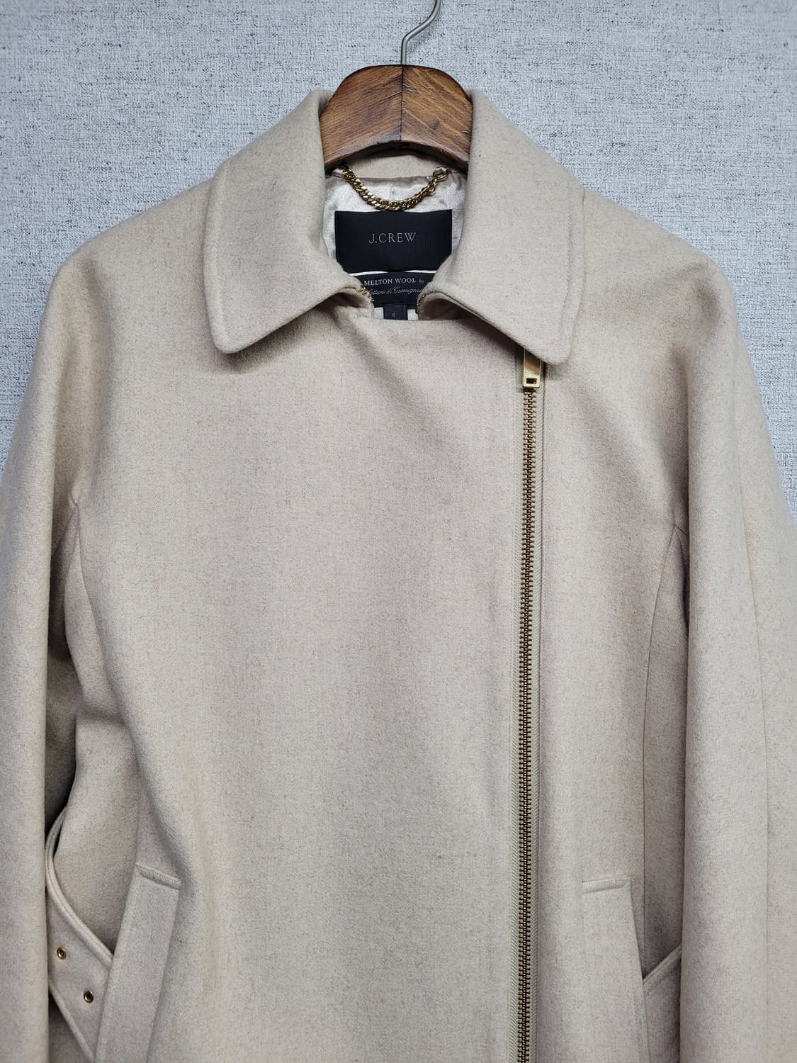 제이크루 J.CREW 여성 벨티드 멜튼 울 코트 상품이미지3