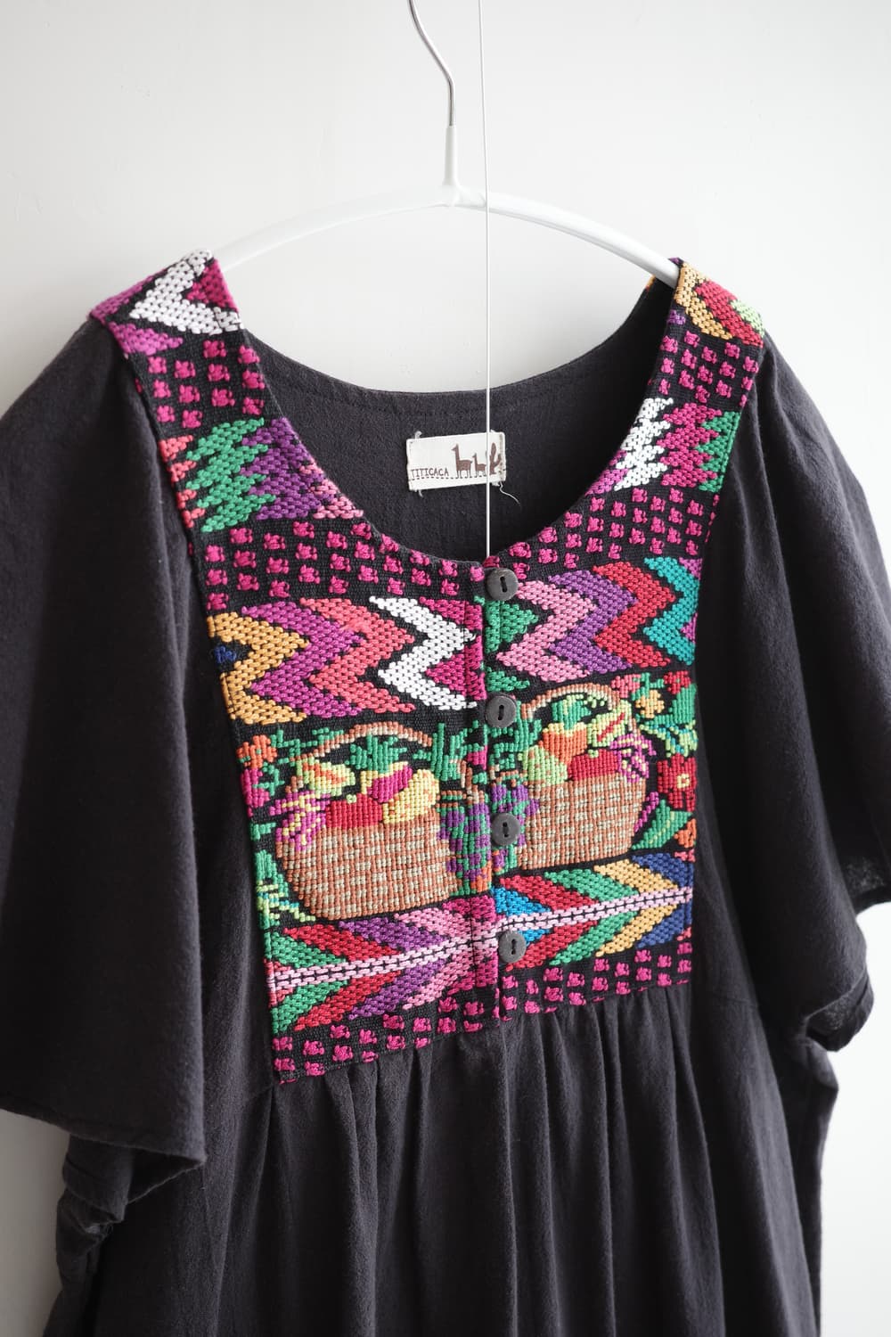  TITICACA ethnic black dress 상품이미지5