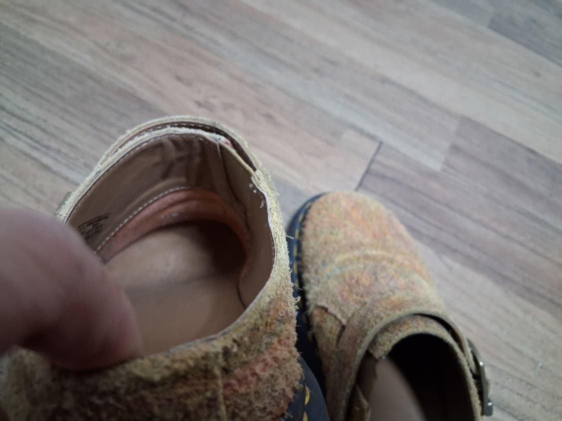 Dr. Martens 닥터마틴 아이샴 마블드 헤어리 스웨이드 샌들 225 상품이미지5