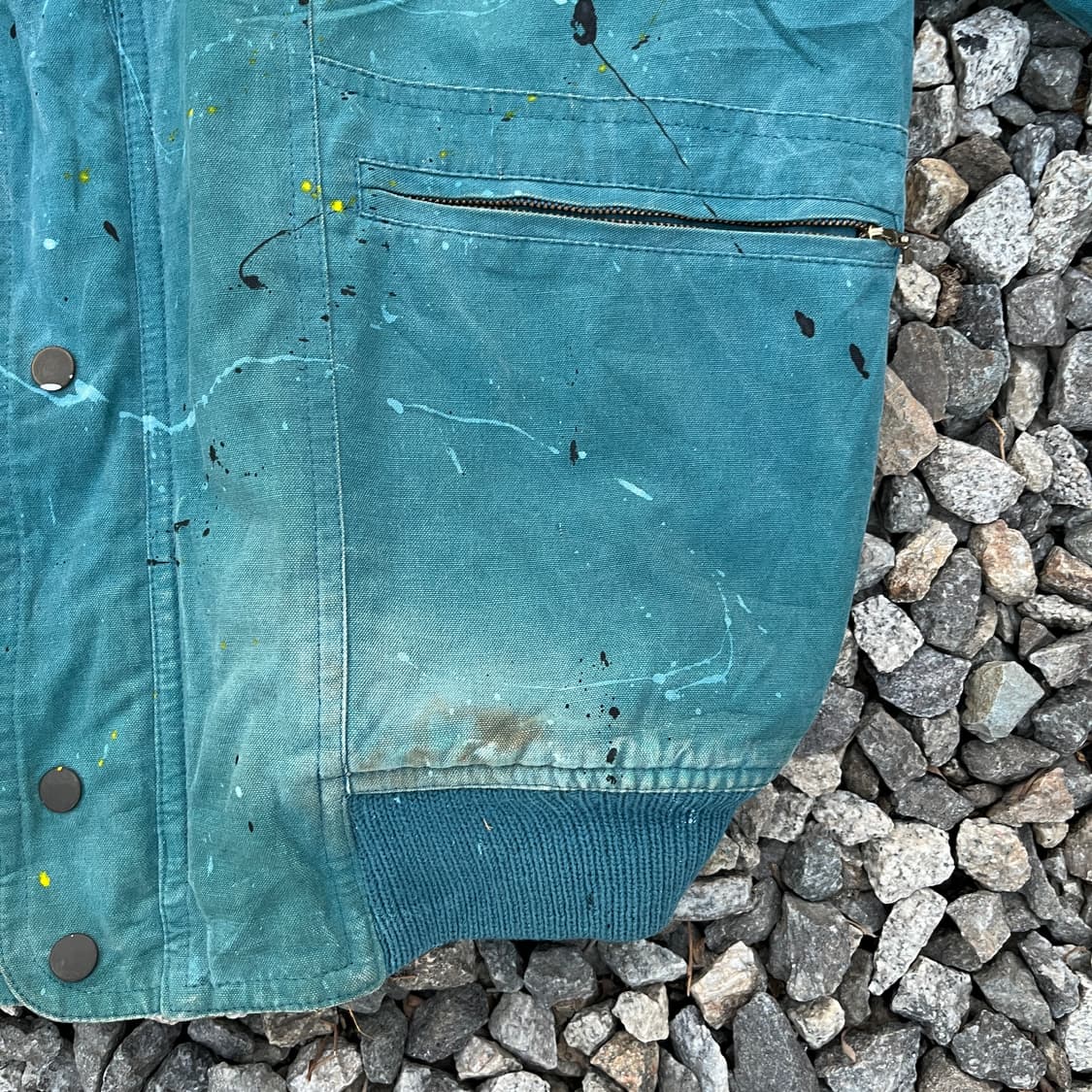 90s Blooming Town 커스텀 페인팅 워크웨어(실측확인) 상품이미지5