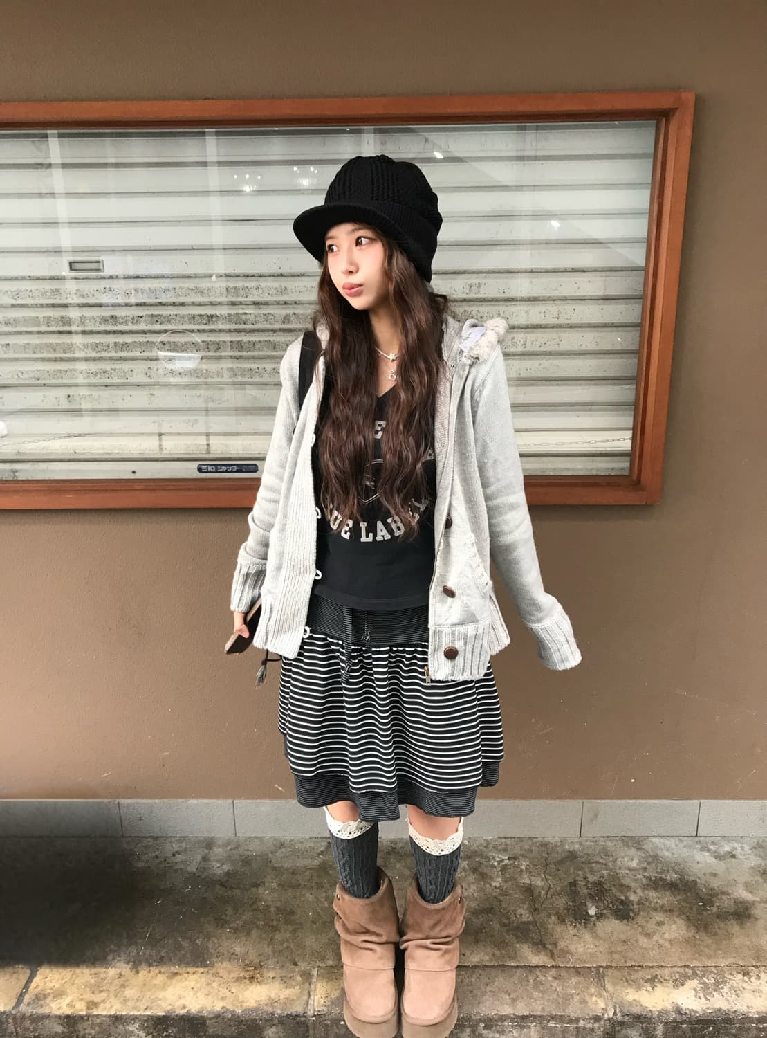 버버리 하트로고 롱슬리브 니혼진 무채색 코디세트 상품이미지1