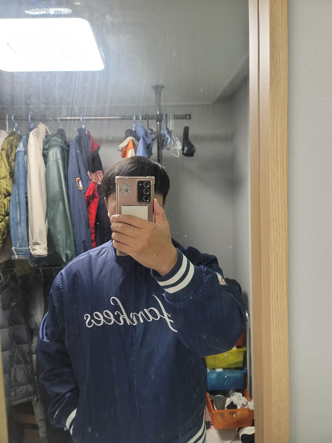 개간지 뉴에라 나일론 스타디움 양키스자켓 판매합니다 상품이미지5