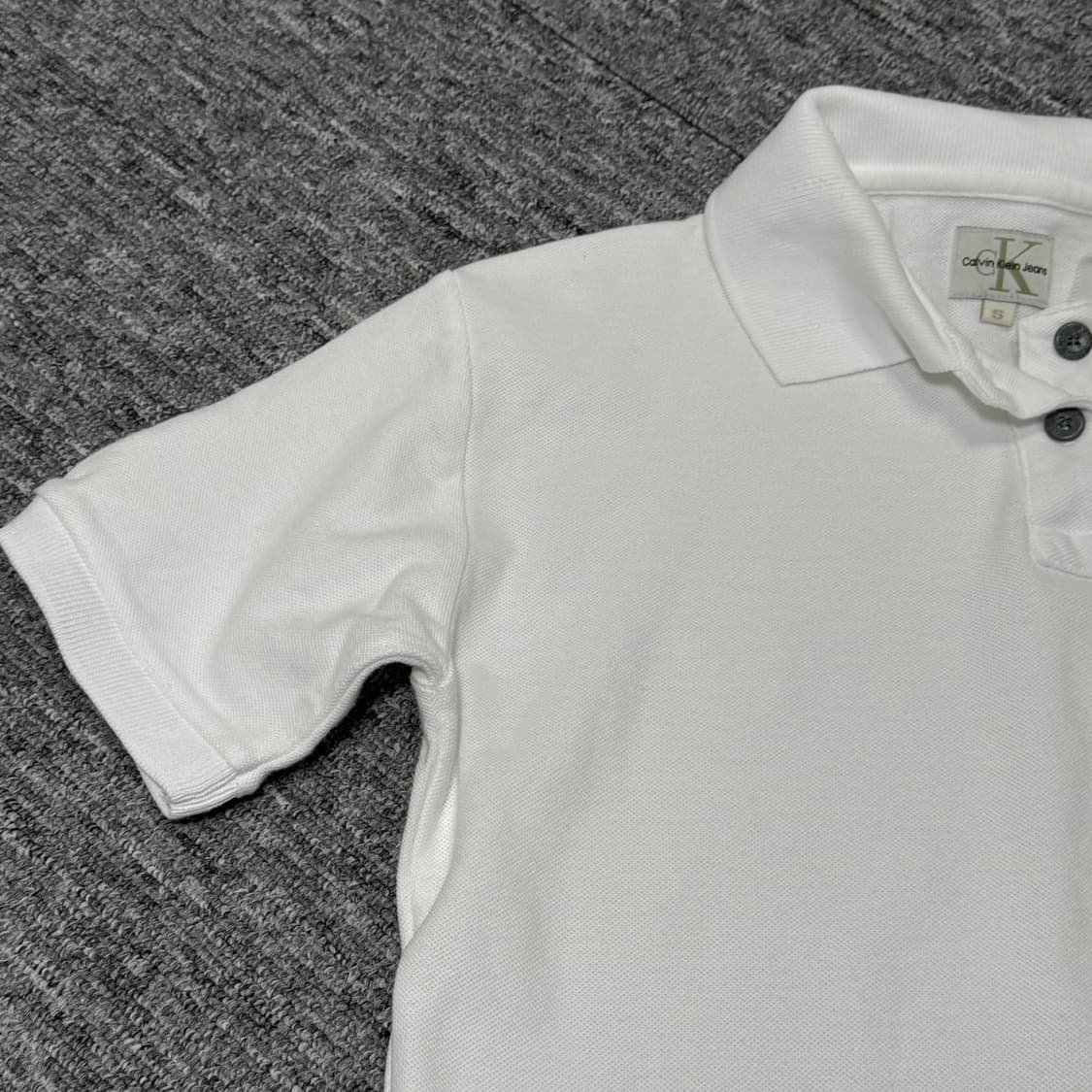 빈티지 ck jeans 크롭반팔 | 상태 좋음 상품이미지4