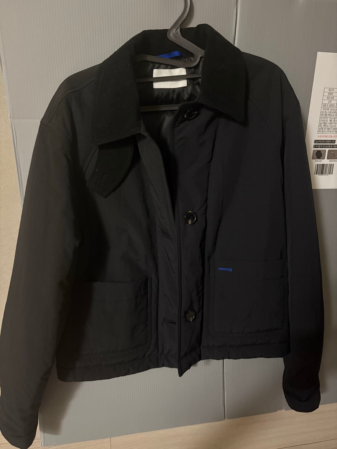 Kuho plus Collar Detail Short Padded자켓 상품이미지1