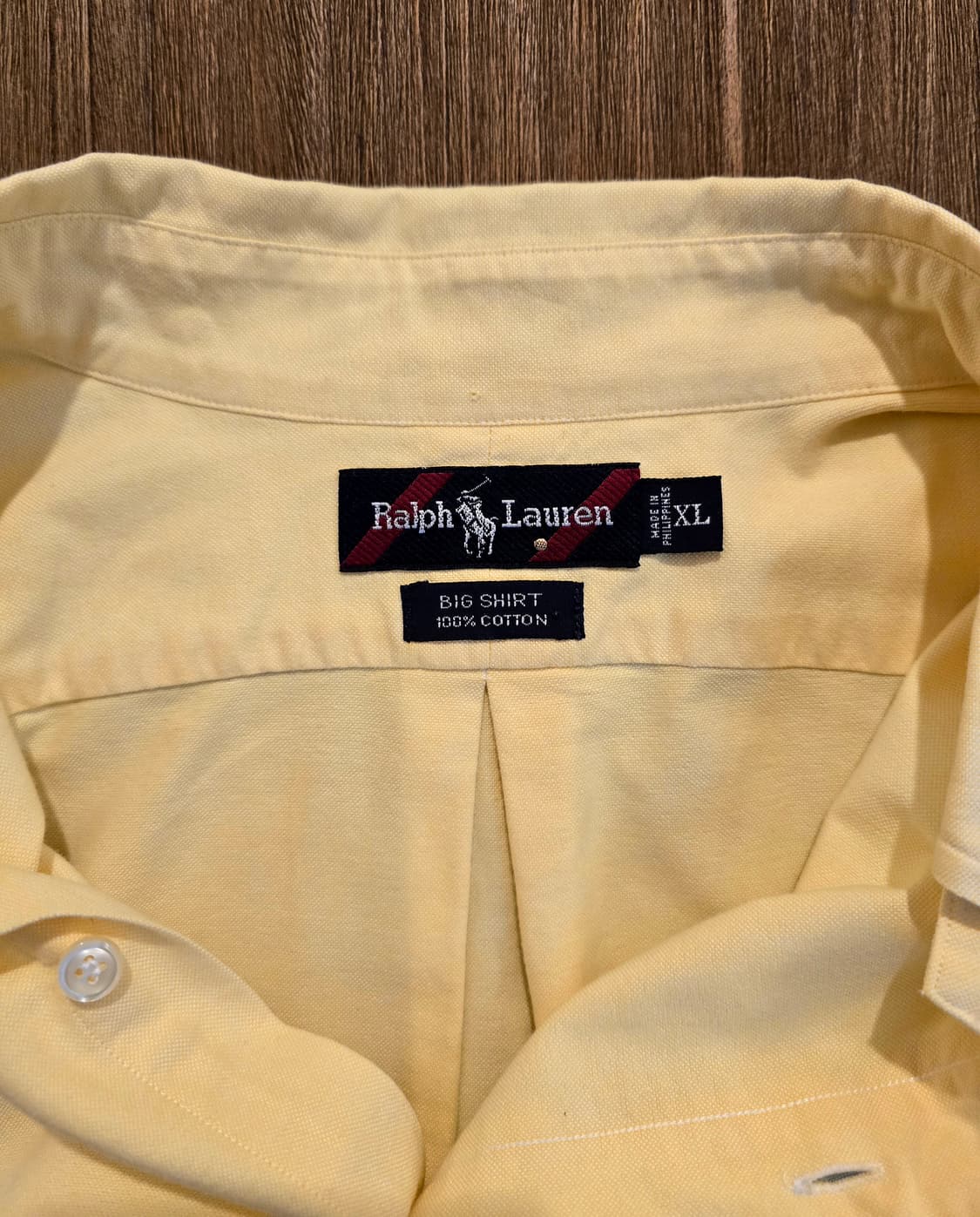 Polo BIG SHIRT 노랑 (폴로 빅셔츠) 상품이미지2