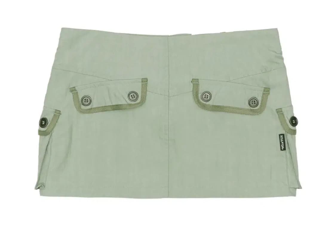 스컬프터 Vintage Cargo Lowrise Skorts Mint 상품이미지2
