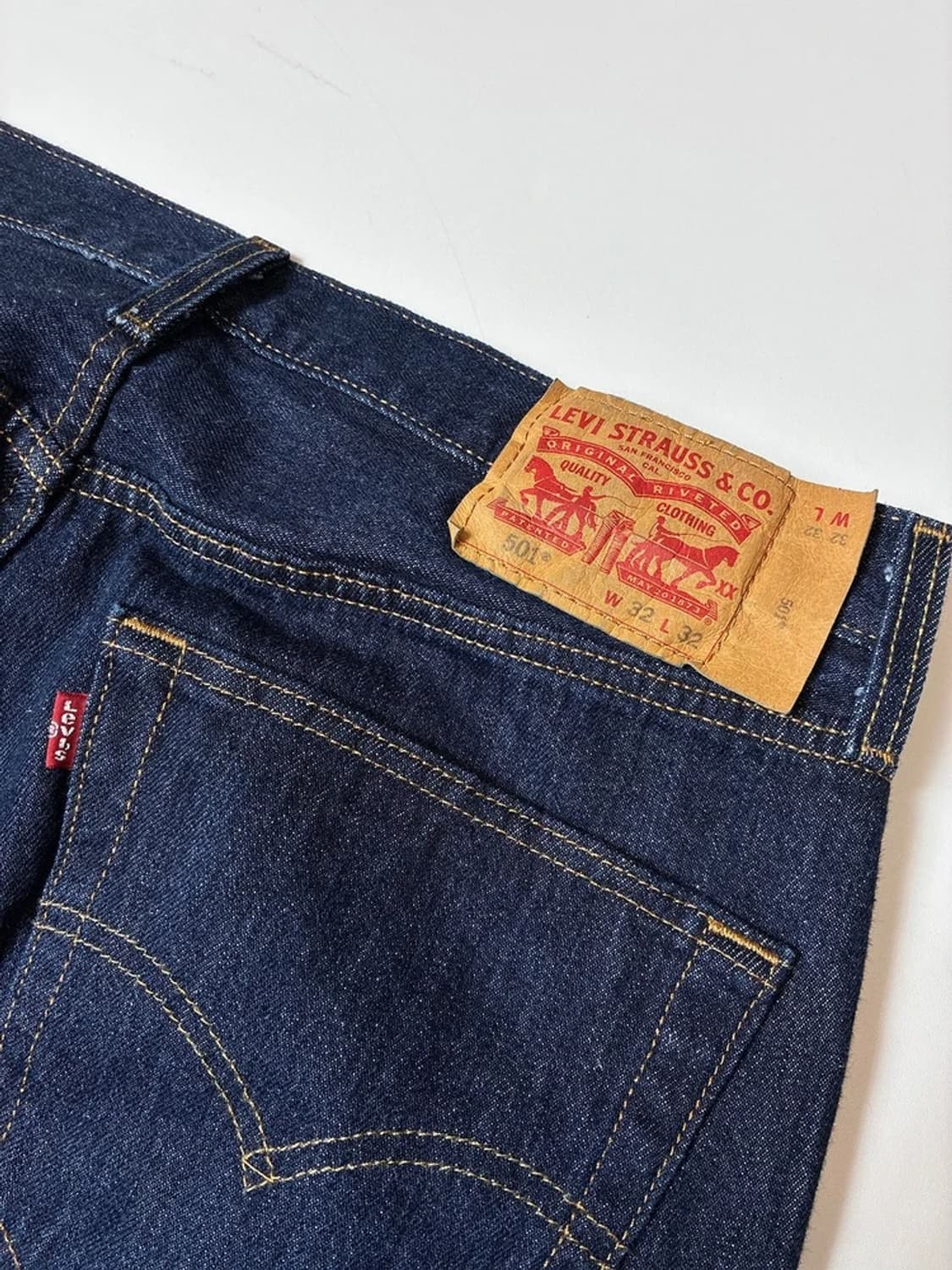 리바이스 00's 501 스트레이트 진청 데님 팬츠 PN8276 상품이미지6