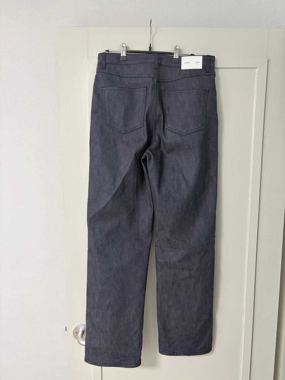 Amomento mens colored 스트레이트 핏 데님 블루 M 상품이미지2