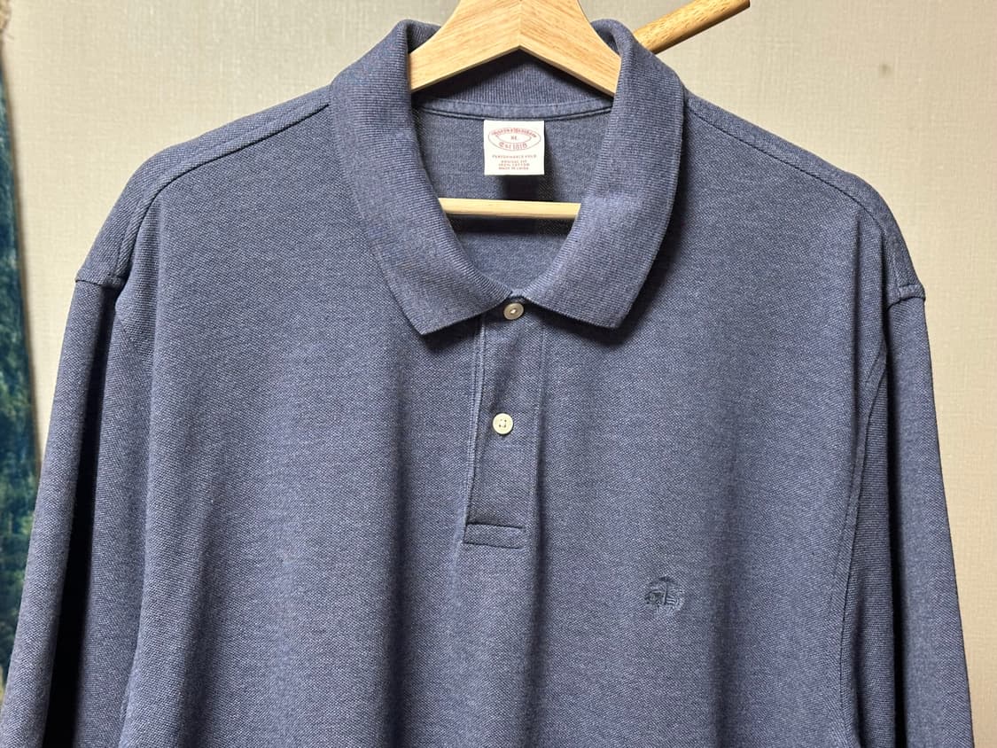 브룩스브라더스 카라티셔츠 메디슨/XL/워시드블루 상품이미지3