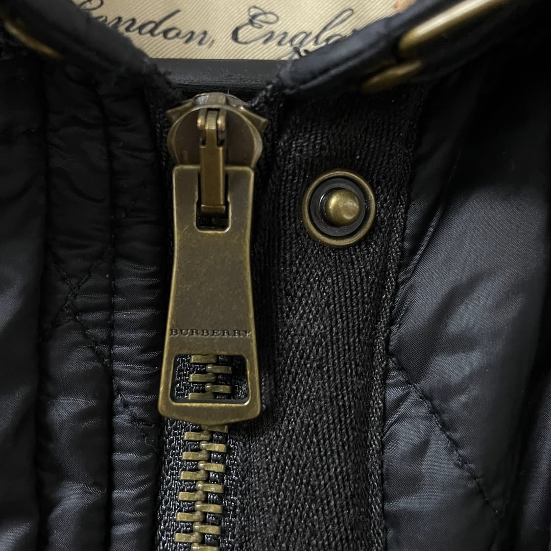 버버리 퀄팅 코트 블랙 XS(W) 상품이미지6