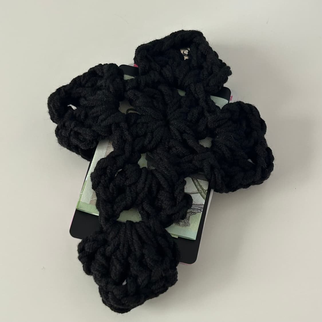 핸드메이드 뜨개 카드지갑 상품이미지3