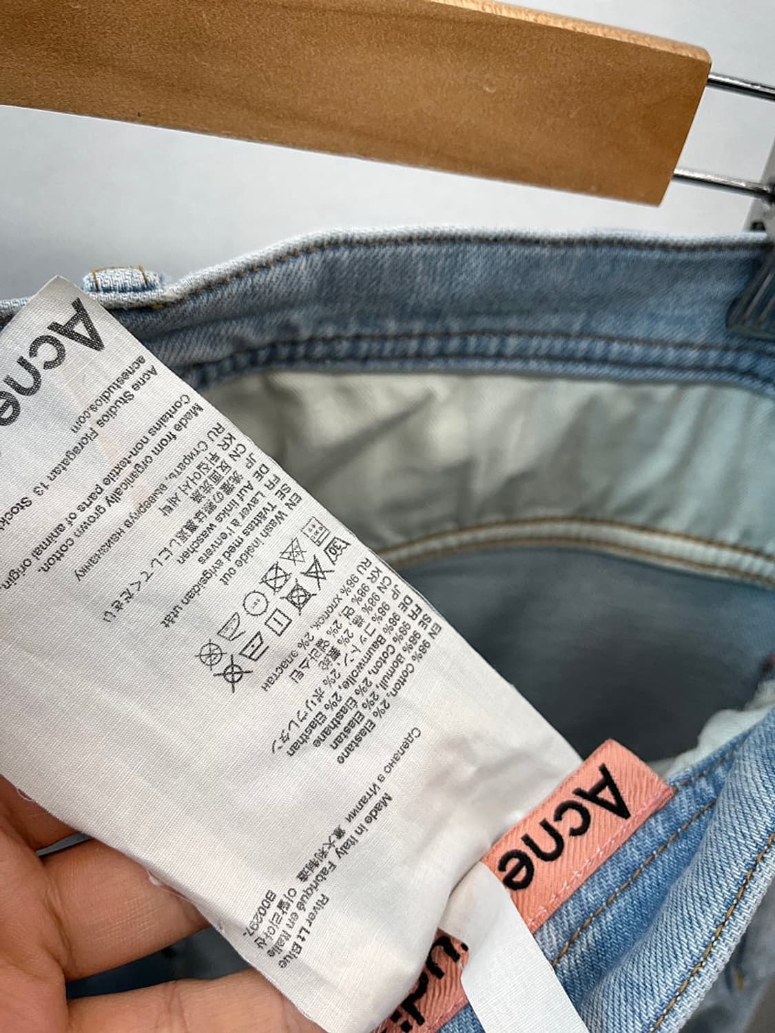 33-34) 아크네 신형 스판 중청데님 상품이미지7
