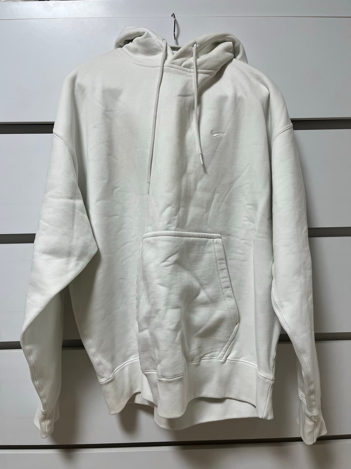 나이키 솔로스우시 화이트 후드티 XL 상품이미지1
