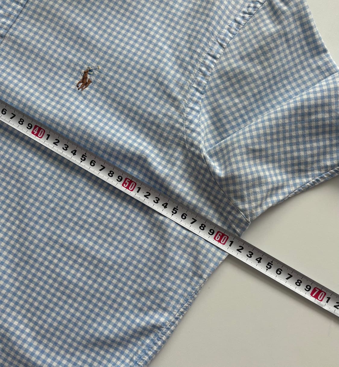 Polo 폴로랄프로렌 QR 체크 반팔 셔츠 상품이미지7