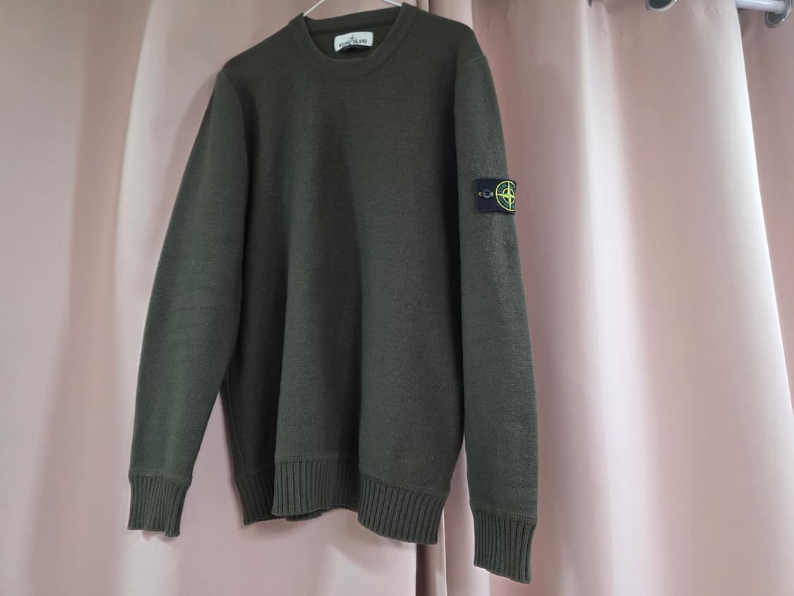 스톤아일랜드 카키 니트 XL 105 상품이미지1