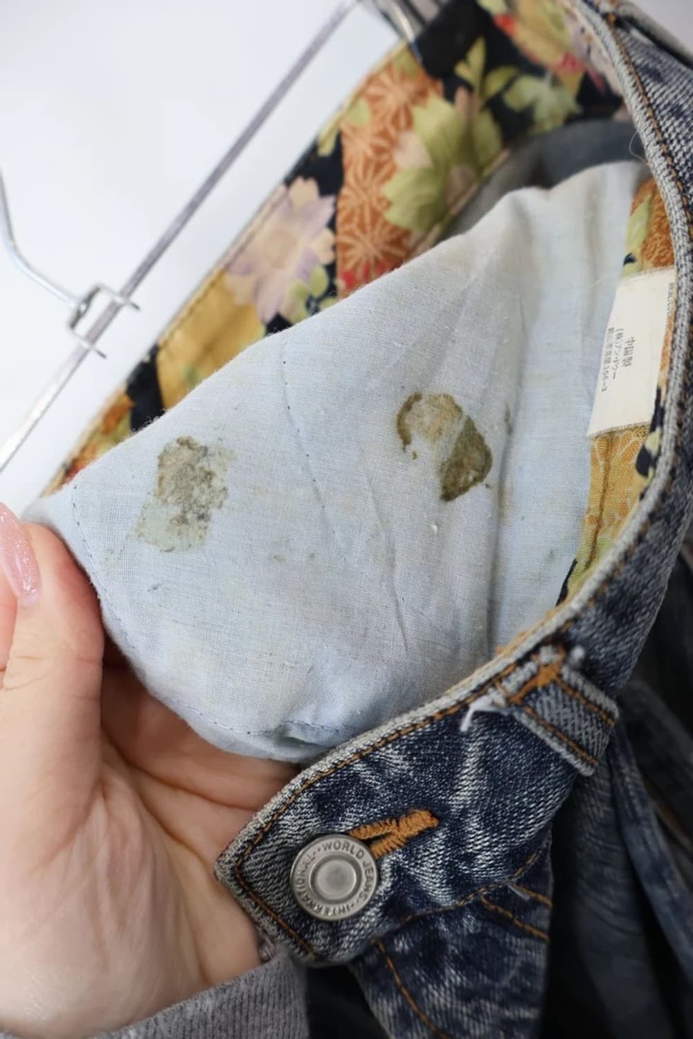 JPN Oriental Graphic Print Denim Pants 상품이미지9